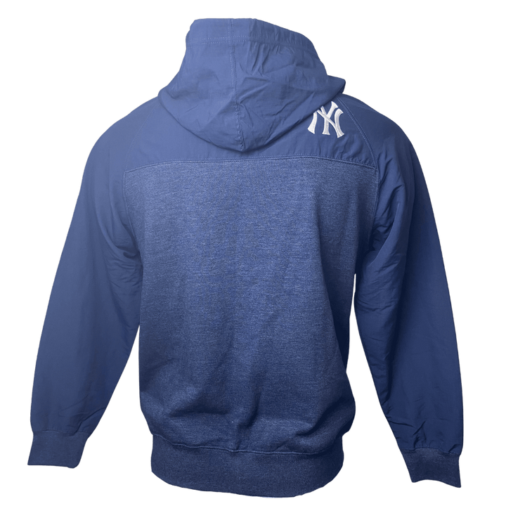 Men's New York Yankees Majestic Dry Base Raglan Full-Zip Hoodie - CMD Sports
