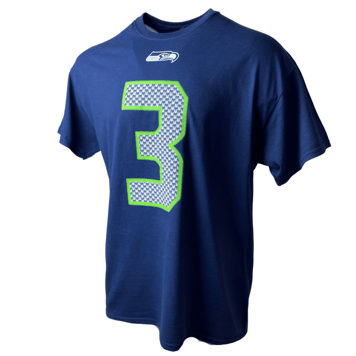 Men's Russell Wilson Seattle Seahawks NFL Name & Number T-Shirt - CMD Sports