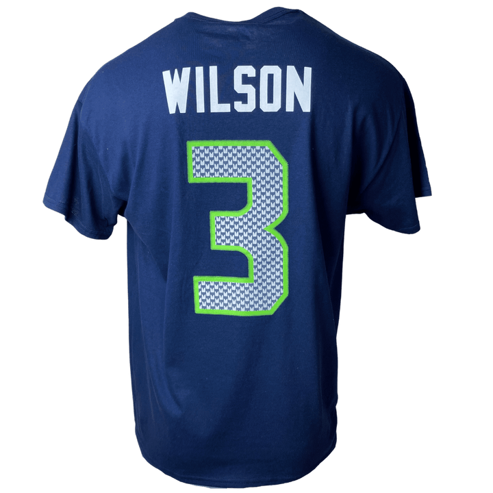 Men's Russell Wilson Seattle Seahawks NFL Name & Number T-Shirt - CMD Sports