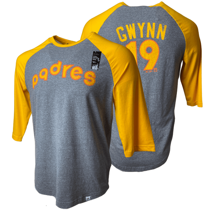 Men's San Diego Padres MLB Tony Gwynn Cooperstown Collection Name & Number T-Shirt - CMD Sports