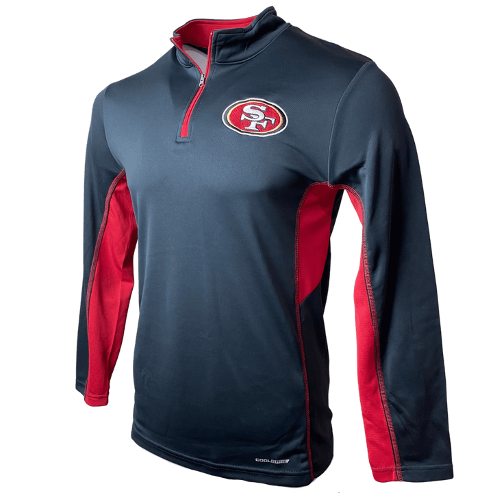 Men's San Francisco 49ers NFL Cool Base® Quarter-Zip Jacket - CMD Sports
