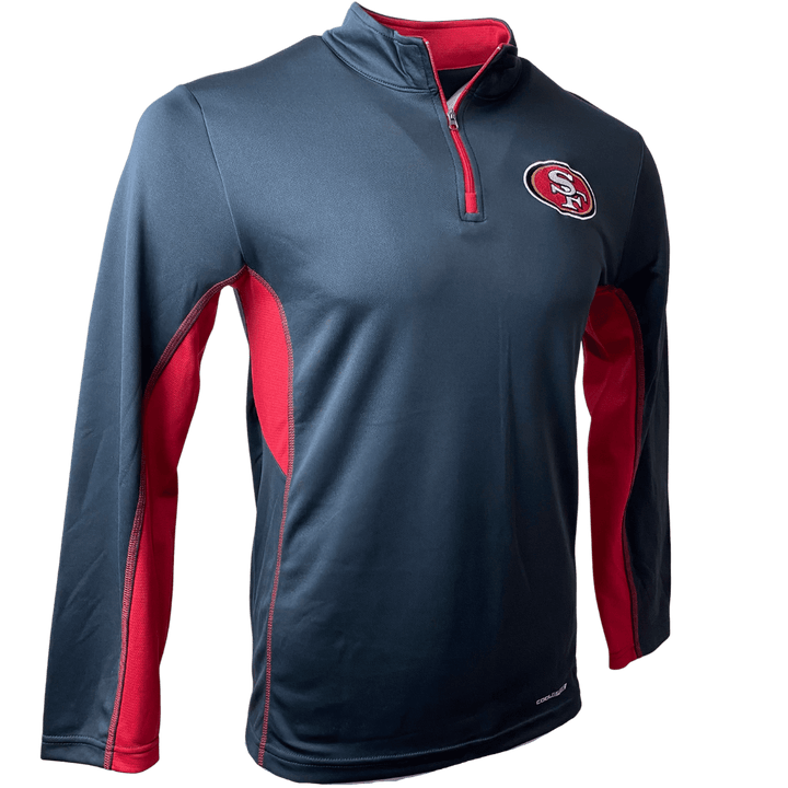 Men's San Francisco 49ers NFL Cool Base® Quarter-Zip Jacket - CMD Sports