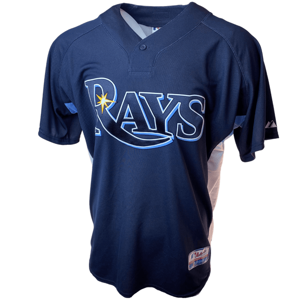 Tampa Bay Rays Jersey Short Sleeve XL Black True Fan MLB Geniune