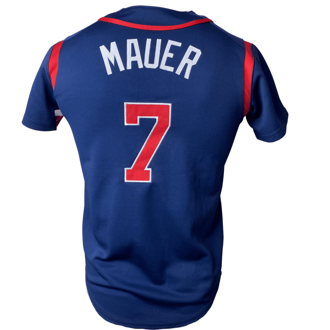 Minnesota Twins Joe Mauer Minnesota Twins MLB Youth Jersey by Majestic - CMD Sports