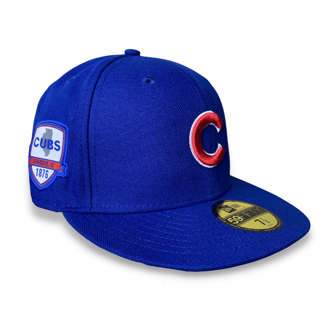 MLB Chicago Cubs New Era Royal 1876 Collection On Field 59FIFTY Fitted Hat - CMD Sports