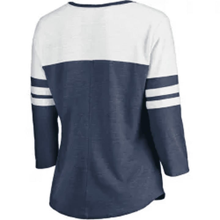 MLS Women's Los Angeles Galaxy Navy Three-Quarter Sleeve T-Shirt - CMD Sports