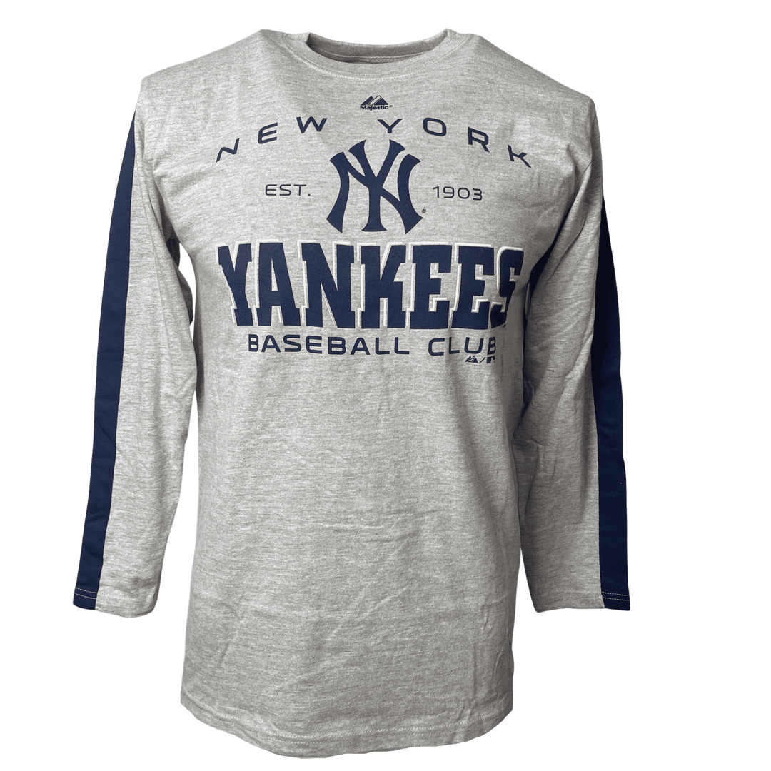 New York Yankees Majestic Long Sleeve Youth T-Shirt - CMD Sports