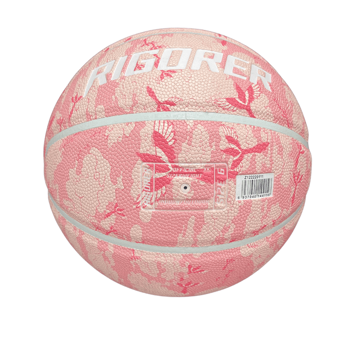 Rigorer Pink PU Leather Composite Basketball - Size 6 - CMD Sports