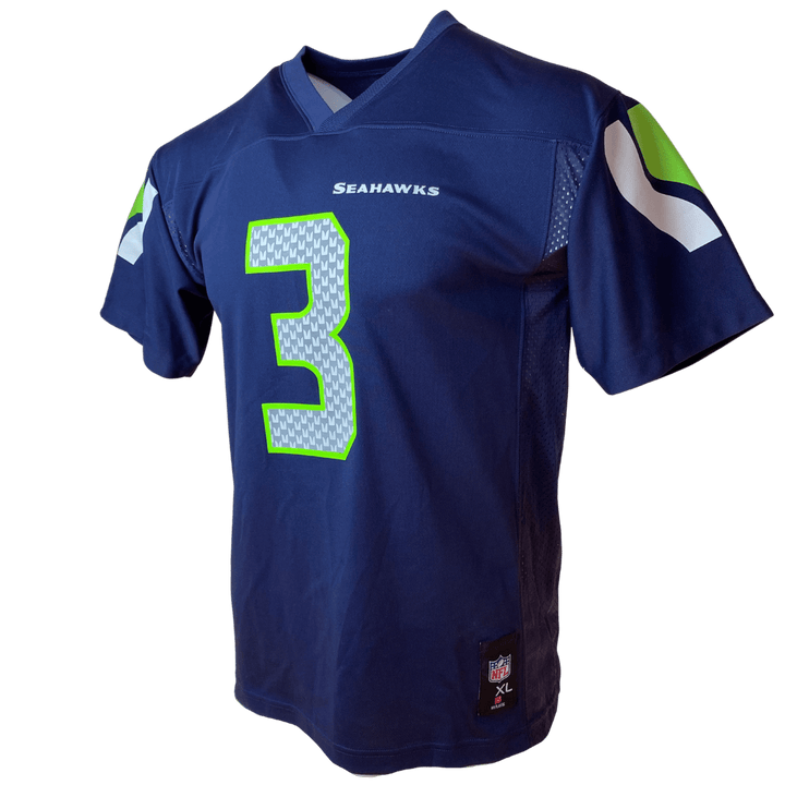 Russell Wilson Seattle Seahawks NFL Youth Home Mid-Tier Jersey - CMD Sports