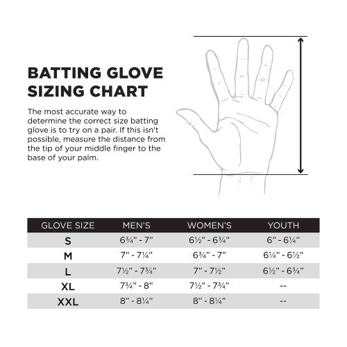 CMD Sports Marucci Blacksmith Adult Baseball Batting Gloves