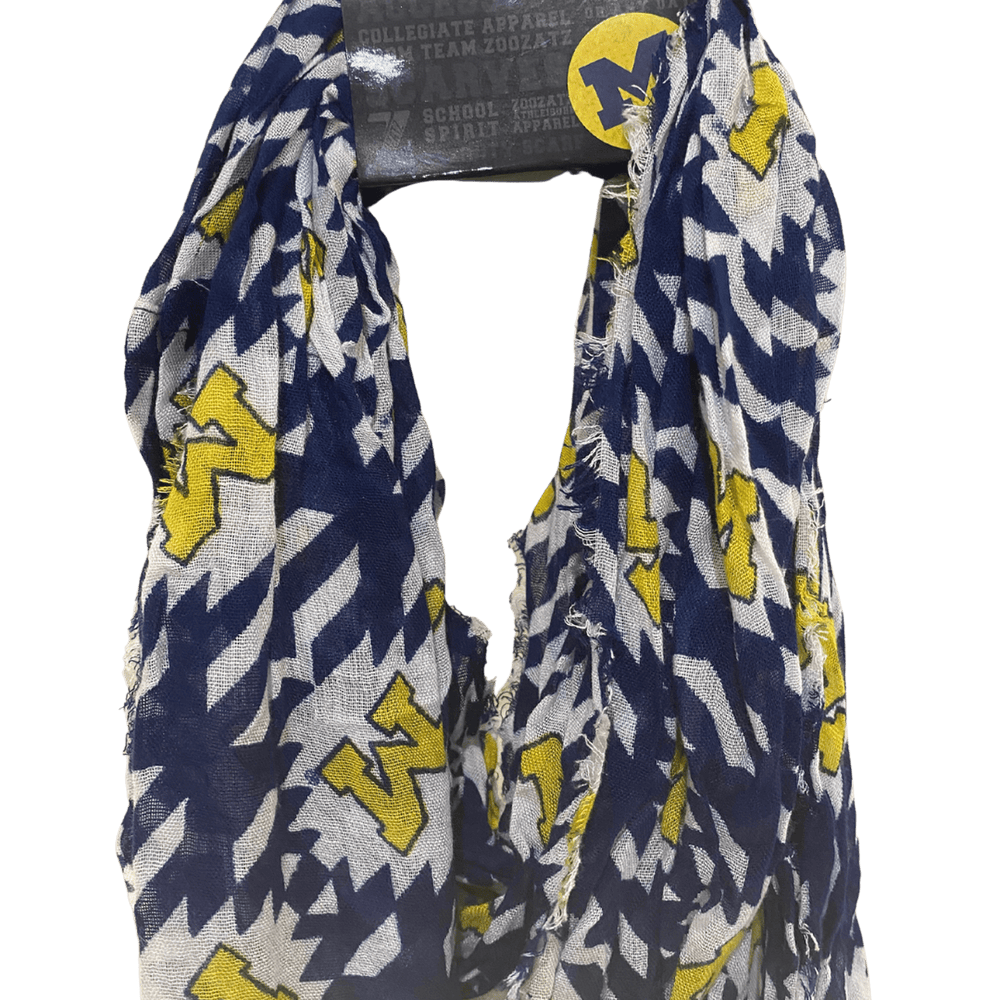 Women's ZooZatz Michigan Wolverines Infinity Scarf - CMD Sports