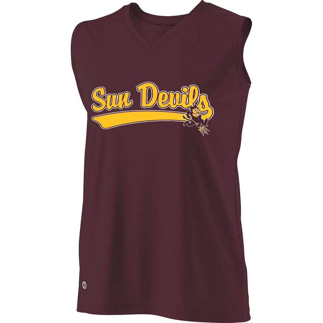 YOUTH Arizona State Sun Devils Sleeveless Performance Jersey - CMD Sports