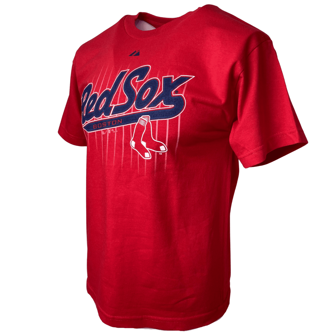 Youth Boston Red Sox MLB Majestic Red T-Shirt - CMD Sports