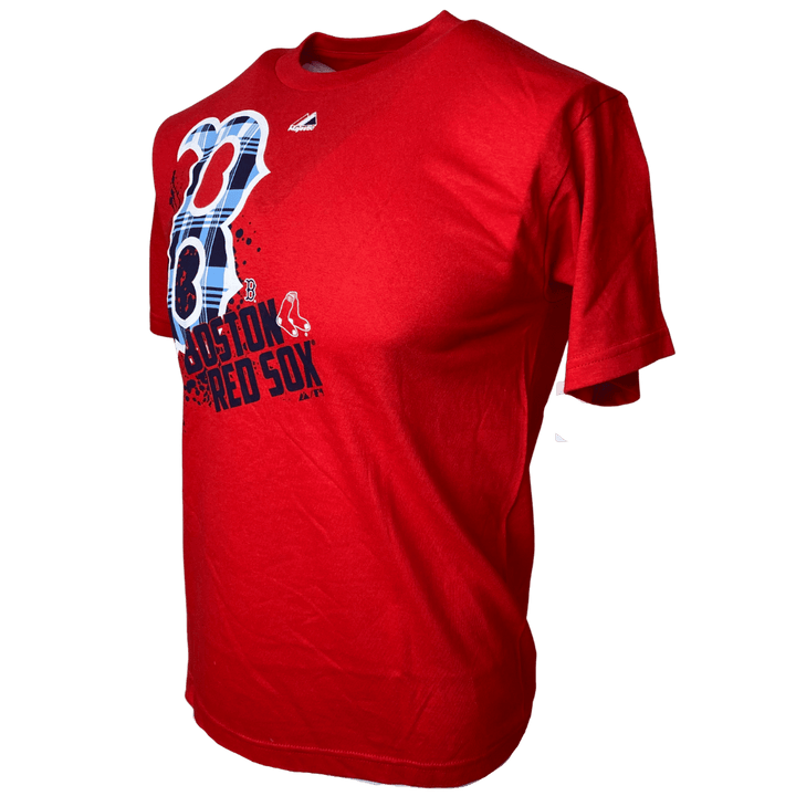 Youth Boston Red Sox MLB Majestic Tartan B T-Shirt - CMD Sports