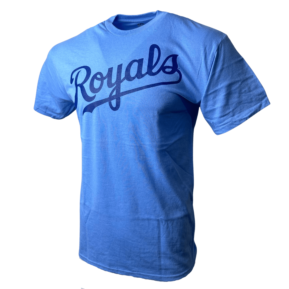 YOUTH Kansas City Royals Majestic Wordmark T-Shirt - CMD Sports