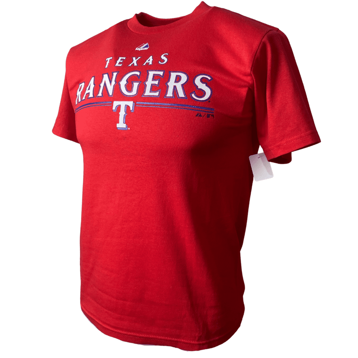 Youth Texas Rangers MLB Majestic Primary Logo T-Shirt - CMD Sports