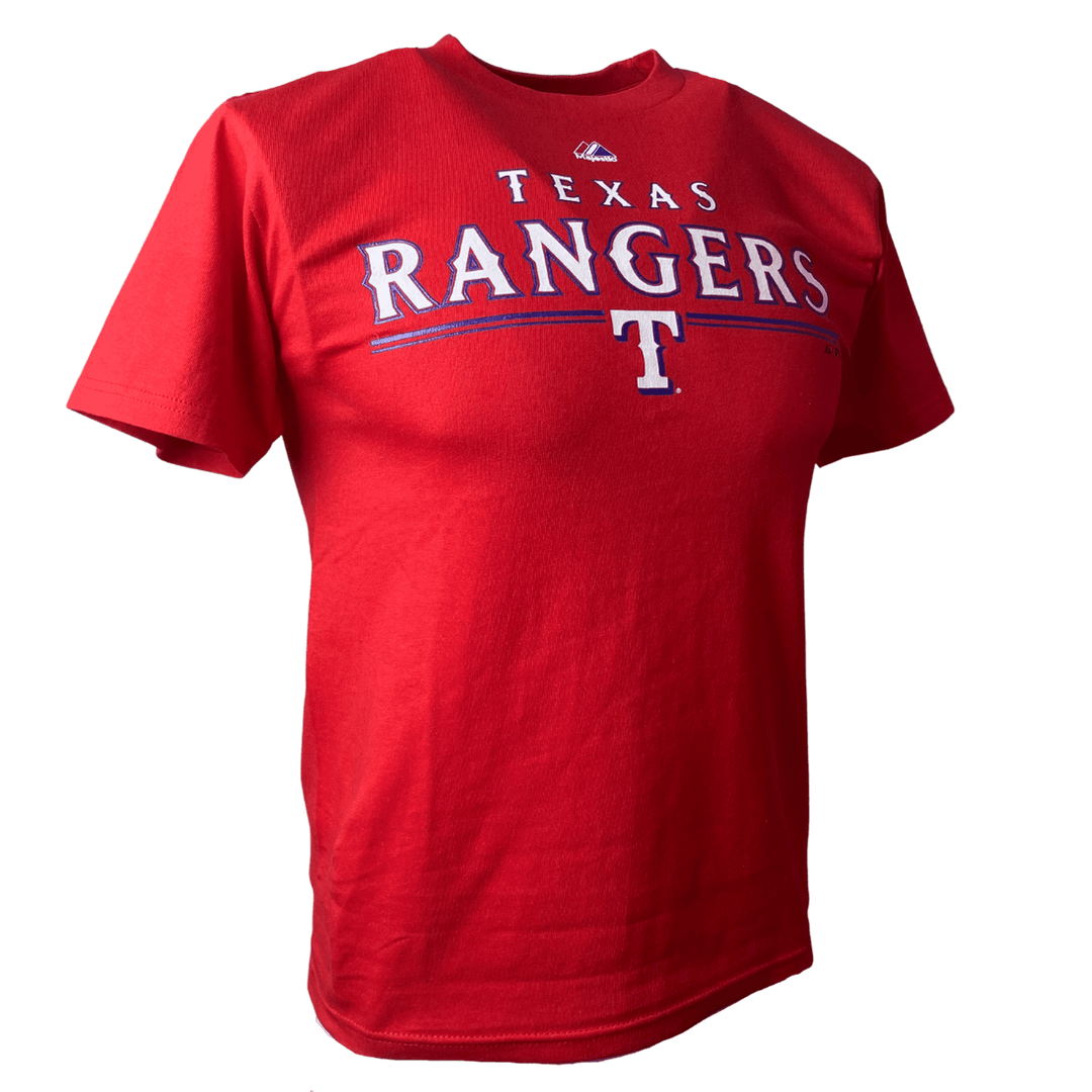 Youth Texas Rangers MLB Majestic Primary Logo T-Shirt - CMD Sports